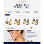 Earrings By Mariana Woman Elegant Light Yellow and Clear Swarovski Crystals - Image 4