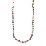 Necklace by Mariana Banana Split Coll. Adorable Sun Kissed Aqua, Rose, White Opal, & Aquamarine Austrian Crystals - Image 3