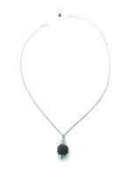 Necklace Pendant By Mariana Mystique Winter 2019 Coll. Elegant Jet Black & AB Austrian Crystals Eclipse - Image 3