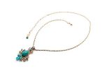 Necklace Pendant By Mariana Addicted to Love Coll. Turquoise, Aquamarine, & Blue Zircon Swarovski Crystals - Image 3