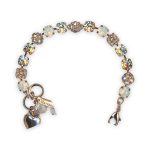 Bracelet by Mariana Dancing in the Moonlight Coll. Beautiful Moonlight, Champagne, & White Opal Austrian Crystals