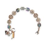 Bracelet by Mariana Winds Of Change Coll. Precious Floral AB, White Patina, & Clear Austrian Crystals - Image 3