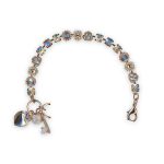 Bracelet by Mariana Winds Of Change Coll. Dainty Floral AB, White Patina, Clear, & Moonlight Austrian Crystals - Image 2