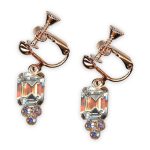Earrings by Mariana Winds Of Change Coll. Gorgeous Clear & Clear AB Austrian Crystals - Image 2