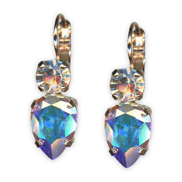 Earrings by Mariana Winds Of Change Coll. Adorable Clear AB & Moonlight Austrian Crystals