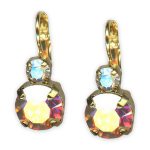 Earrings by Mariana Winds Of Change Coll. Fab Clear Patina & Moonlight Austrian Crystals