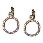 Earrings by Mariana Winds Of Change Coll. Fashionable Clear AB & Clear Patina Austrian Crystals