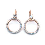 Earrings By Mariana Woman Fashionable Clear and Clear Patina Swarovski Crystals - Image 3