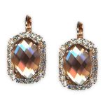 Earrings by Mariana My Treasures Coll. Simply Elegant Golden Shadow Austrian Crystals