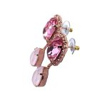 Earrings By Mariana Love Joy Of Life Coll. Beautiful Rose & Rose Opal Swarovski Crystals - Image 3