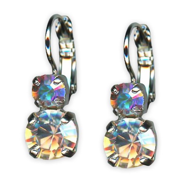 Earrings by Mariana Winds Of Change Coll. Precious Moonlight & Clear AB Austrian Crystals