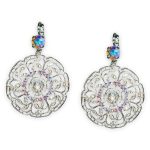 Earrings by Mariana Winds Of Change Coll. Boho Chic Clear AB & Clear Patina Austrian Crystals - Image 3