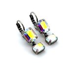 Earrings By Mariana Woman Drop Glitzy Aurora Boreale Swarovski Crystals - Image 3