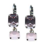 Earrings by Mariana Jamaica Coll. Lovely Lt Rose & Rose Opal Austrian Crystals - Image 3