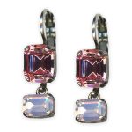 Earrings by Mariana Diana Coll. Charming Lt Rose & Rose Opal Austrian Crystals - Image 2