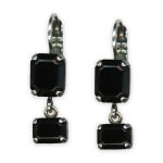 Earrings by Mariana My Treasures Coll. Elegant Jet Black Austrian Crystals - Image 3