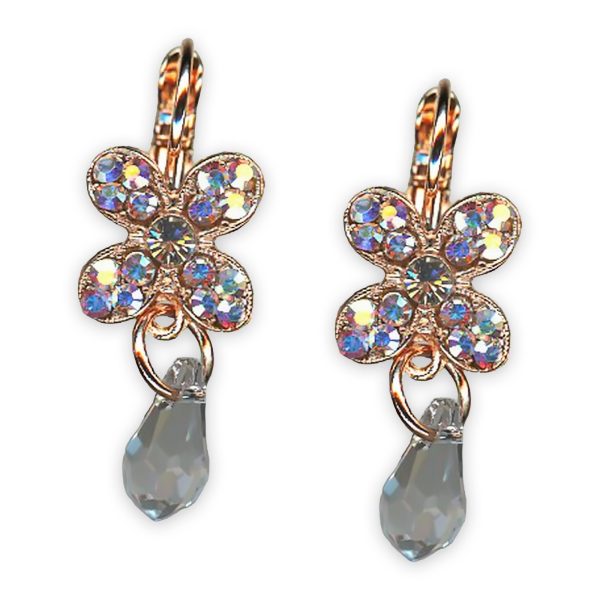 Earrings by Mariana Winds Of Change Coll. Beautiful Clear AB, Moonlight, & Clear Austrian Crystals