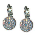 Earrings by Mariana Winds Of Change Coll. Adorable Clear Patina & Clear AB Austrian Crystals - Image 3
