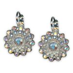 Earrings by Mariana Winds Of Change Coll. Fab Floral Clear AB & Clear Patina Austrian Crystals