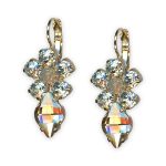 Earrings by Mariana SeaShell Coll. Beautiful Lt Silk, Moonlight, & Sand Opal Austrian Crystals - Image 3