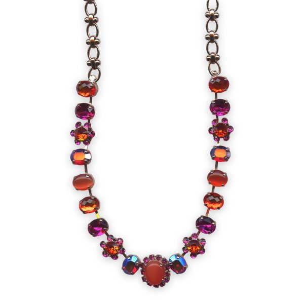 Necklace by Mariana Lady Marmalade Coll. Sassy Orange, Fuchsia, & AB Austrian Crystals
