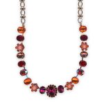Necklace by Mariana Sorbet Delight Coll. Sassy Orange, Fuchsia, Mandarin Delite, & Siam Austrian Crystals - Image 3