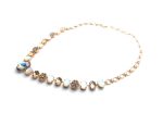 Necklace by Mariana Dancing in the Moonlight Coll. Elegant White Shell Mineral, Champagne, Moonlight, & White Opal Austrian Crystals - Image 3