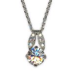 Necklace Pendant by Mariana Winds Of Change Coll. Lovely Moonlight, Clear, & Clear Patina Austrian Crystals - Image 3