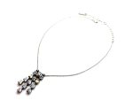 Necklace Pendant By Mariana Woman Glitzy Patina and Moonlight Swarovski Crystals - Image 4