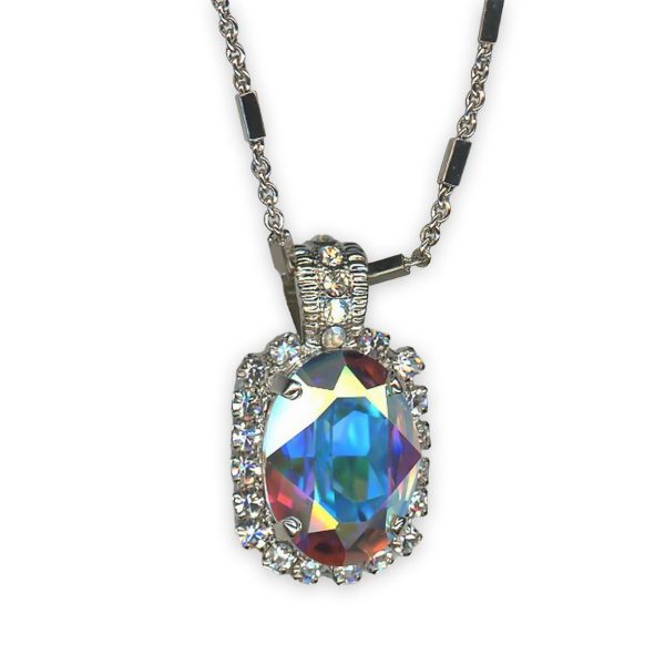 Necklace Pendant by Mariana Winds Of Change Coll. Elegant Clear AB & Clear Austrian Crystals