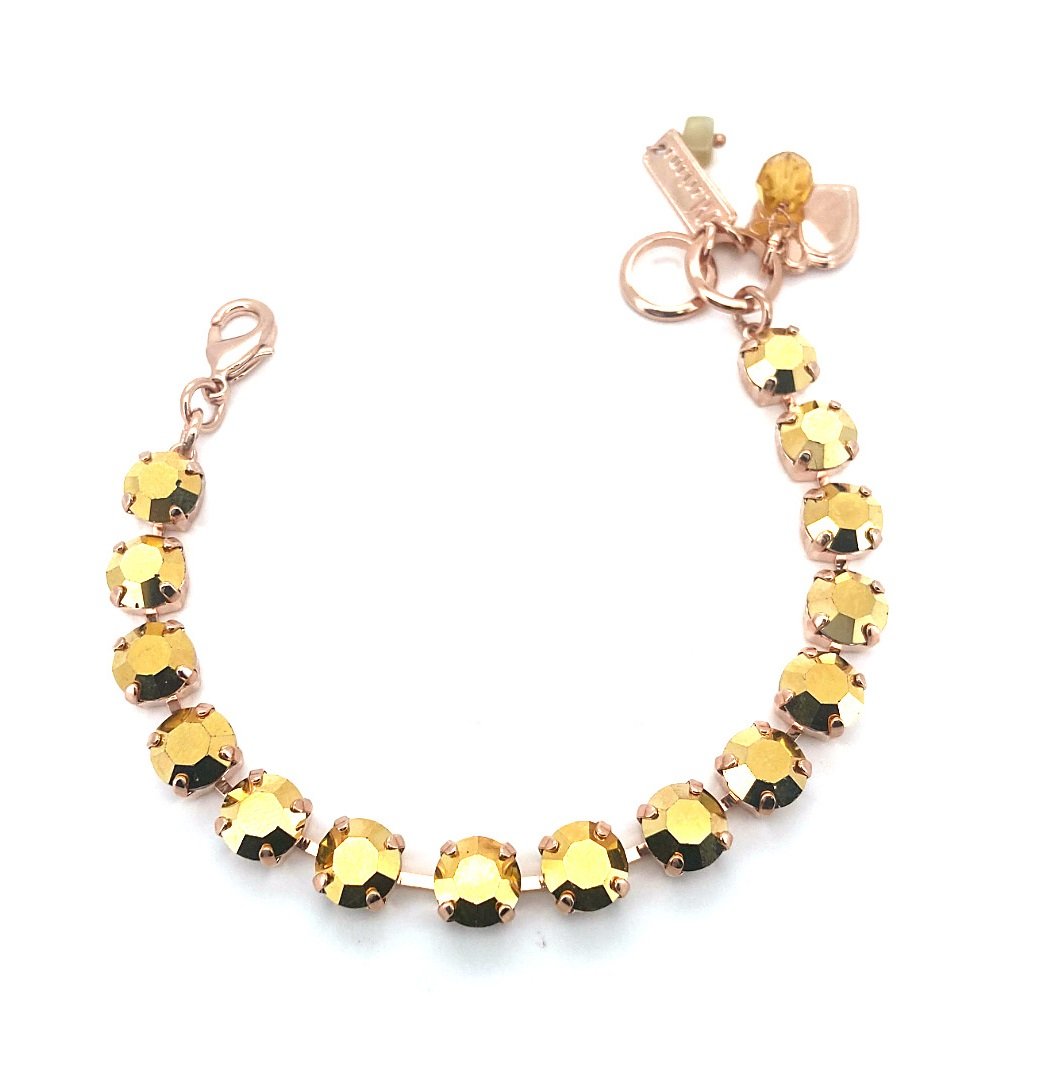 B-4252-161161-RG (3) Bracelet By Mariana Woman Elegant Aurum Swarovski Crystals - Image 1