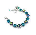 Bracelets By Mariana My Treasures Coll. Alluring Vitrail Medium & Blue Zircon Swarovski Crystals - Image 3