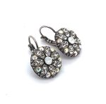 Earrings By Mariana Woman Floral Clear and Opal Swarovski Crystals - Image 3