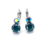 Earrings By Mariana Woman Glitzy Peridot and Tourmaline Swarovski Crystals