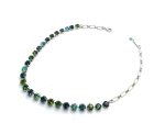 Necklace By Mariana Woman Beautiful Emerald and Olivine Swarovski Crystals-RO - Image 2