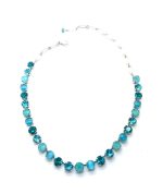 Necklace by Mariana Addicted To Love Coll. Adorable Aqua Blue, Blue Zircon, & Blue Opal Swarovski Crystals