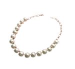 Necklace by Mariana My Treasures Coll. Elegant Cream Pearl Austrian Crystals - Image 2