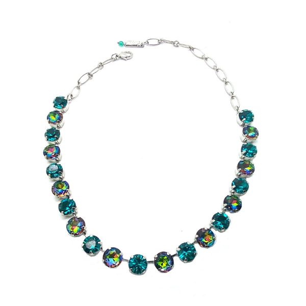 Necklace by Mariana My Treasures Coll. Gorgeous Blue Zircon & Vitrail Medium Swarovski Crystals