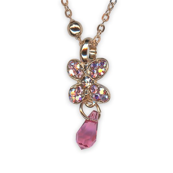 Necklace Pendant by Mariana Love Joy Of Life Coll. Lovely Rose, AB, & Clear Austrian Crystals