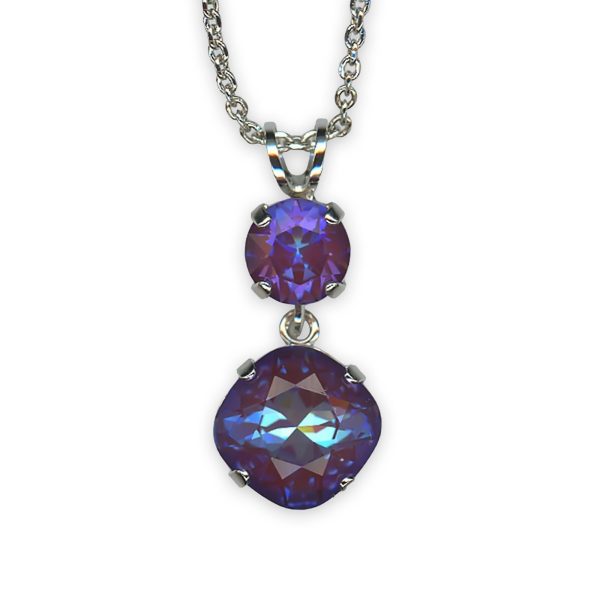 Necklace Pendant by Mariana My Treasures Coll. Glitzy Lavender Delite Austrian Crystals