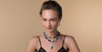 Necklace Pendant By Mariana Woman Amber, Green and Topaz Leaves Shape Swarovski Crystals-RG - Image 7