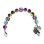 Bracelet by Mariana Happy Days Coll. Adorable Fuchsia, Turq, Yellow, Peridot, & Pacific Opal Swarovski Crystals