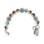 Bracelet by Mariana My Treasures Coll. Simply Elegant Turq, Topaz, Lt Colorado Topaz, Pacific Opal, & Lt Rose Swarovski Crystals - Image 3