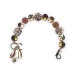 Bracelet by Mariana Creme Brulee Coll. Alluring Peach Opal, Golden Shadow, Lt Colorado Topaz, Lt Peach, & White Opal Swarovski Crystals