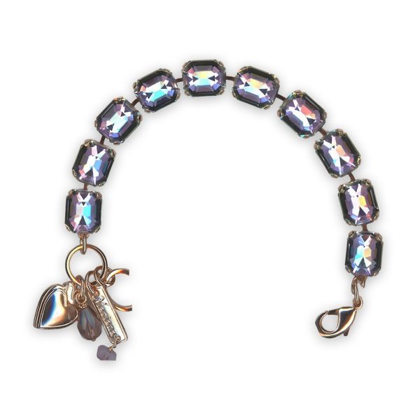 Bracelet by Mariana My Treasures Coll. Shimmering Vitral Light Swarovski Crystals