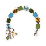 Bracelet by Mariana Kokomo Coll. Beautiful Aquamarine, Olivine, Blue Opal, Topaz, & Green Opal Swarovski Crystals - Image 2