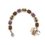 Bracelet by Mariana Gingerbread Coll. Lovely Lt Rose, Golden Shadow, & Lt Colorado Topaz Swarovski Crystals - Image 2