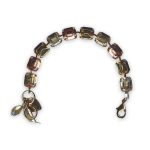 Bracelet by Mariana Caramel Coll. Gorgeous Rose Gold, Lt Smoked Topaz, & Golden Shadow Swarovski Crystals - Image 3