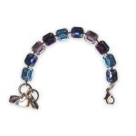 Bracelet by Mariana Cotton Candy Coll. Fab Amethyst, Lt Rose, Aquamarine, & Tanzanite Swarovski Crystals - Image 3