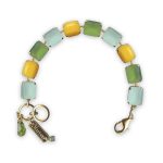 Bracelet by Mariana My Treasures Coll. Adorable Mint Green, Yellow Opal, & Green Opal Swarovski Crystals - Image 3